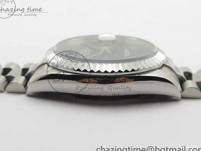 36mm Malachite Bracelet Green President Best SS SS on A2824 Dial DateJust EDF Edition 0216